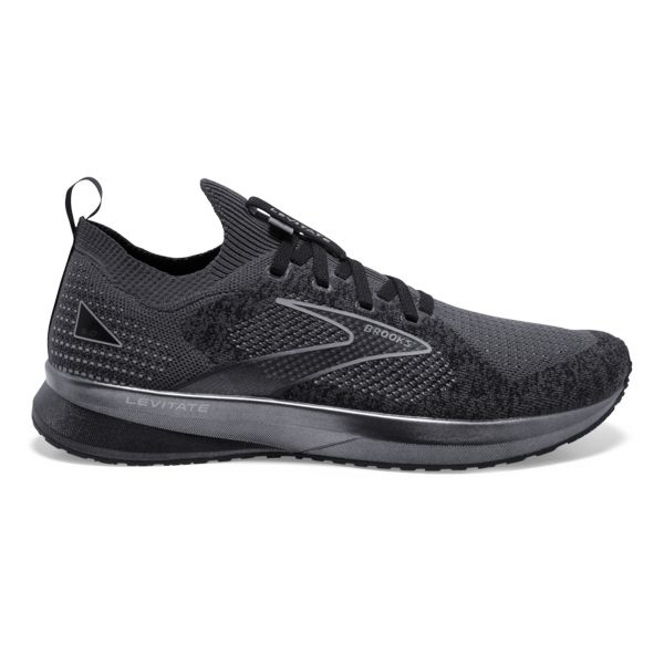 Brooks Levitate StealthFit 5 Men\'s Road Running Shoes Black / Grey | USA-45768