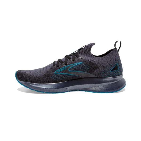 Brooks Levitate StealthFit 5 Men's Road Running Shoes Black / Turquoise | USA-516723