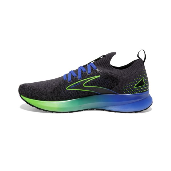 Brooks Levitate StealthFit 5 Men's Road Running Shoes Black / Blue / Green | USA-71695