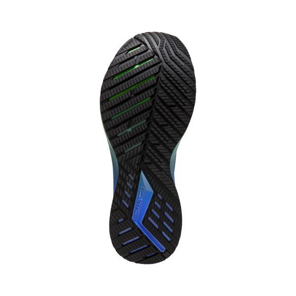 Brooks Levitate StealthFit 5 Men's Road Running Shoes Black / Blue / Green | USA-71695