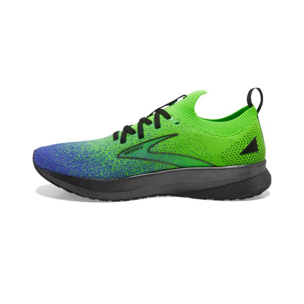 Brooks Levitate StealthFit 5 Men's Road Running Shoes Green / Black / Blue | USA-85763