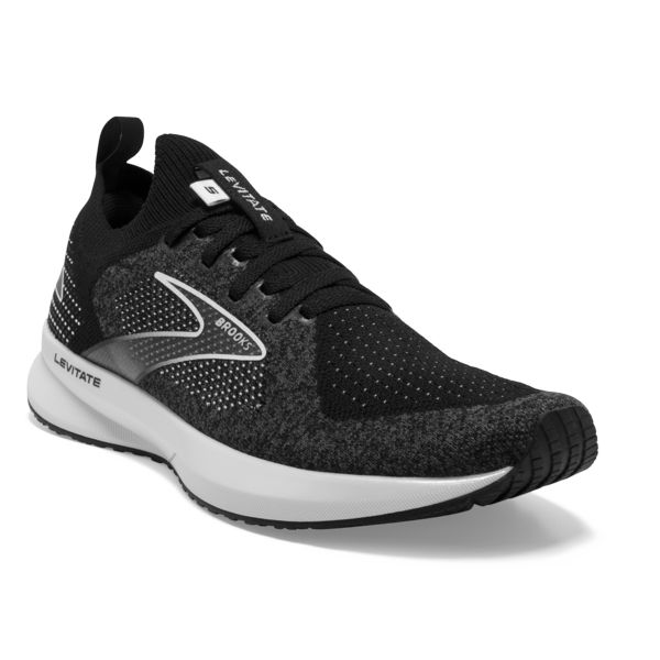 Brooks Levitate StealthFit 5 Women's Road Running Shoes Black / Grey / White | USA-138642