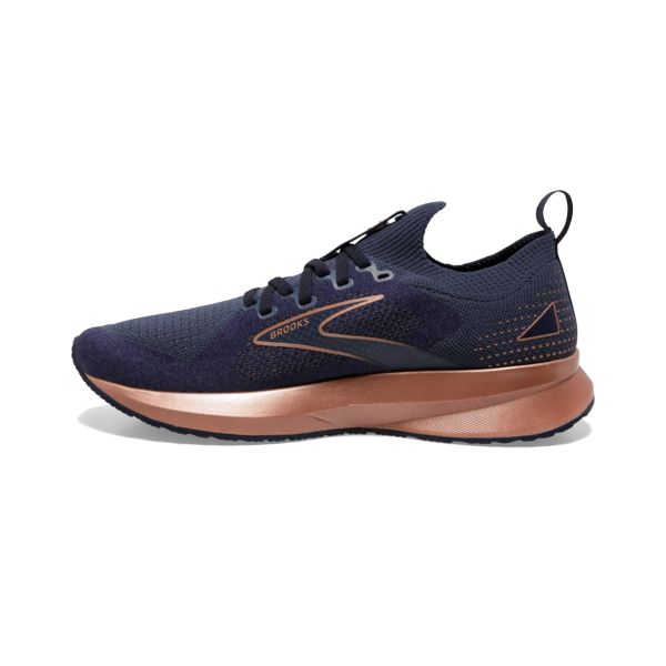 Brooks Levitate StealthFit 5 Women's Road Running Shoes Navy / Gold | USA-341265