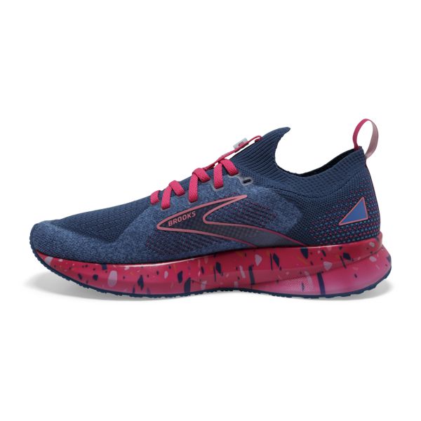 Brooks Levitate StealthFit 5 Women's Road Running Shoes Blue / Red | USA-498173