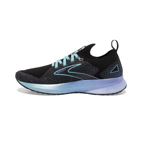 Brooks Levitate StealthFit 5 Women's Road Running Shoes Black / Blue / Purple | USA-705421