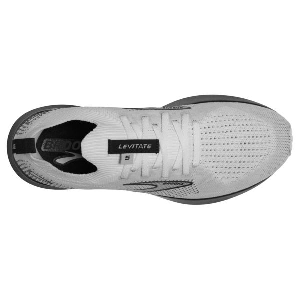 Brooks Levitate StealthFit 5 Women's Road Running Shoes White / Grey / Black | USA-914732