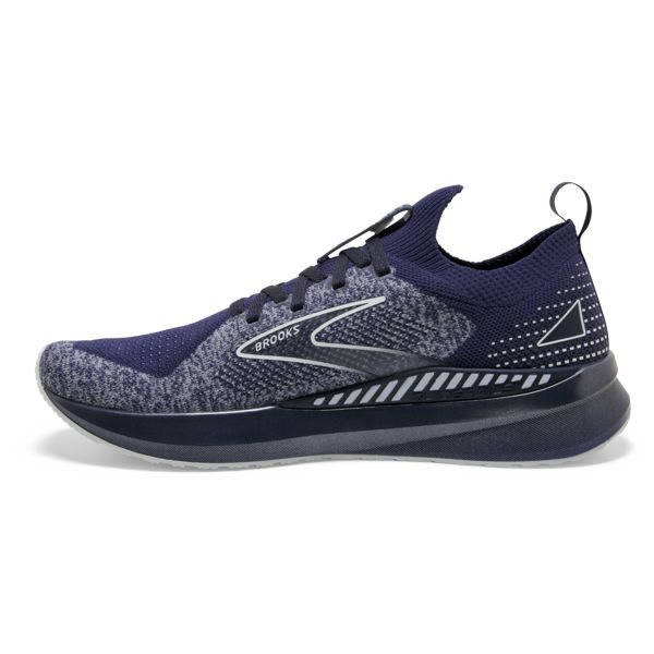 Brooks Levitate StealthFit GTS 5 Men's Road Running Shoes Grey / Navy / White | USA-527904