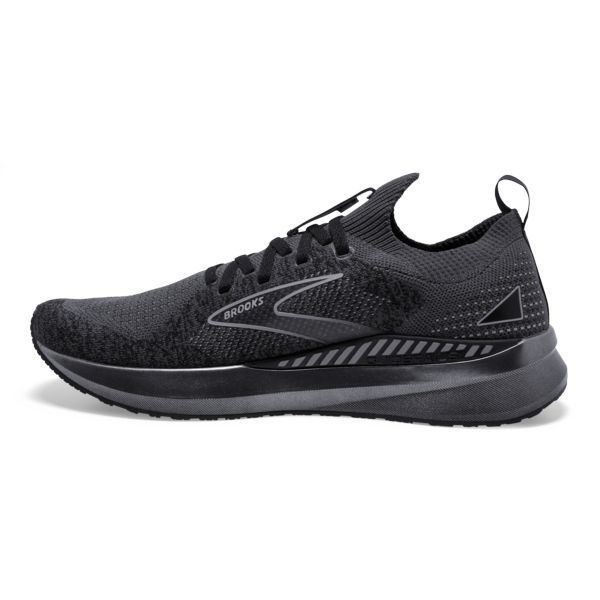 Brooks Levitate StealthFit GTS 5 Men's Road Running Shoes Black / Grey | USA-845617