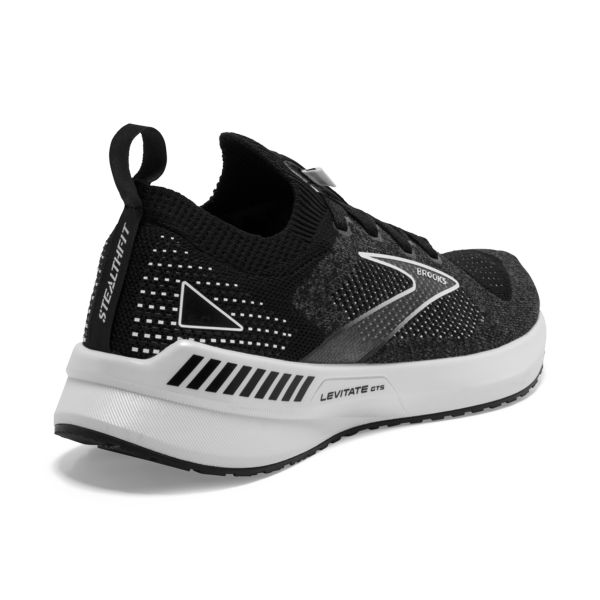 Brooks Levitate StealthFit GTS 5 Women's Road Running Shoes Black / Grey / White | USA-209815