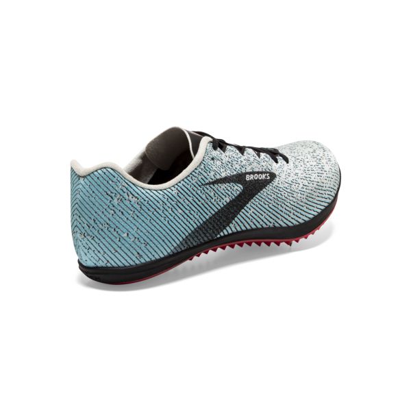 Brooks Mach 19 Men's Racing Shoes Grey / Black / Blue | USA-215763