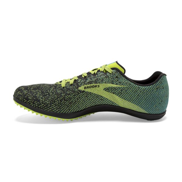 Brooks Mach 19 Spikeless Men's Racing Shoes Black / Yellow / Green | USA-295648