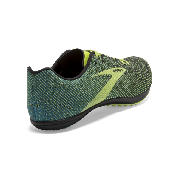 Brooks Mach 19 Spikeless Men's Racing Shoes Black / Yellow / Green | USA-295648