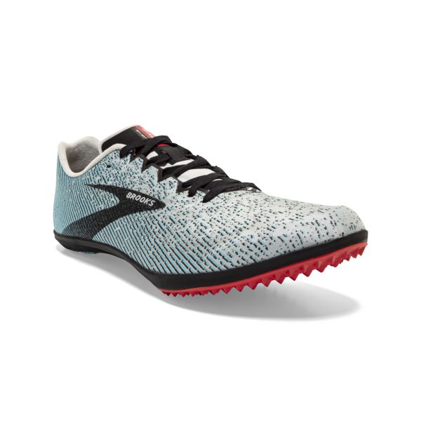 Brooks Mach 19 Spikeless Men's Racing Shoes Grey / Black / Blue | USA-982056