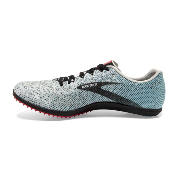 Brooks Mach 19 Spikeless Men's Racing Shoes Grey / Black / Blue | USA-982056