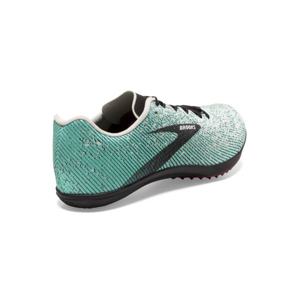 Brooks Mach 19 Spikeless Women's Racing Shoes Grey / Black / Green | USA-93182