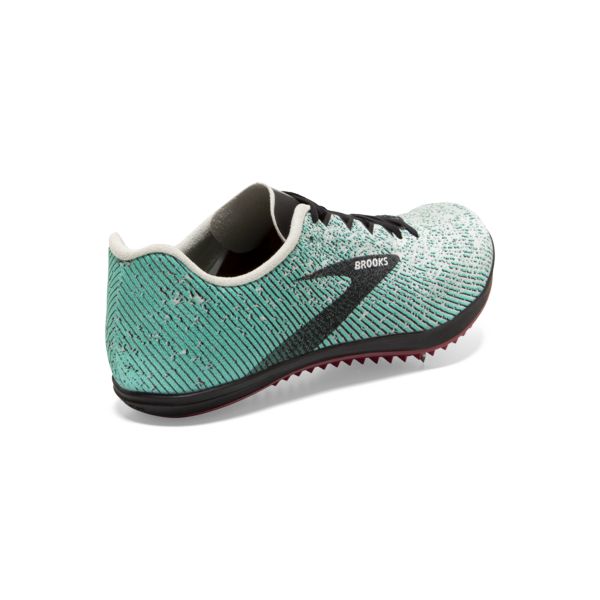 Brooks Mach 19 Women's Racing Shoes Grey / Black / Green | USA-857619