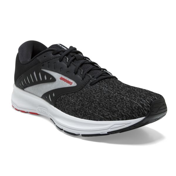 Brooks Range 2 Men's Road Running Shoes Black / White / Red | USA-453067