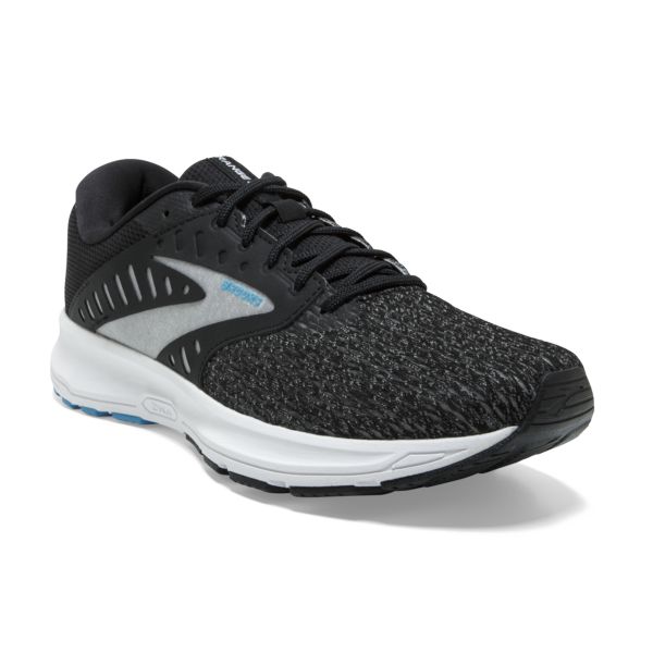 Brooks Range 2 Women's Road Running Shoes Black / White / Blue | USA-307146