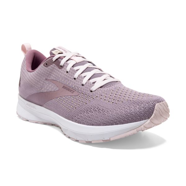 Brooks Revel 4 Women's Road Running Shoes Rose / White | USA-18495