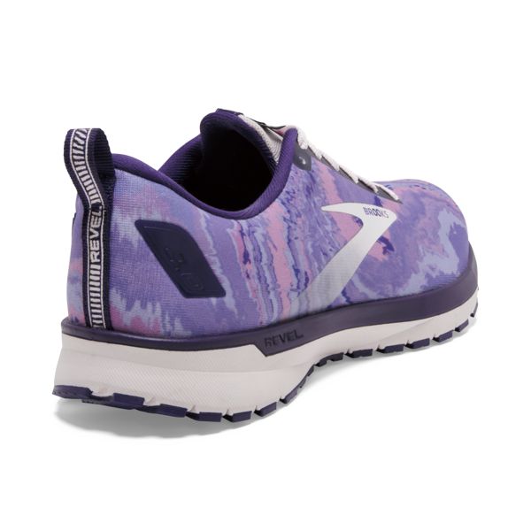 Brooks Revel 4 Women's Road Running Shoes Purple / Silver / Black | USA-729538