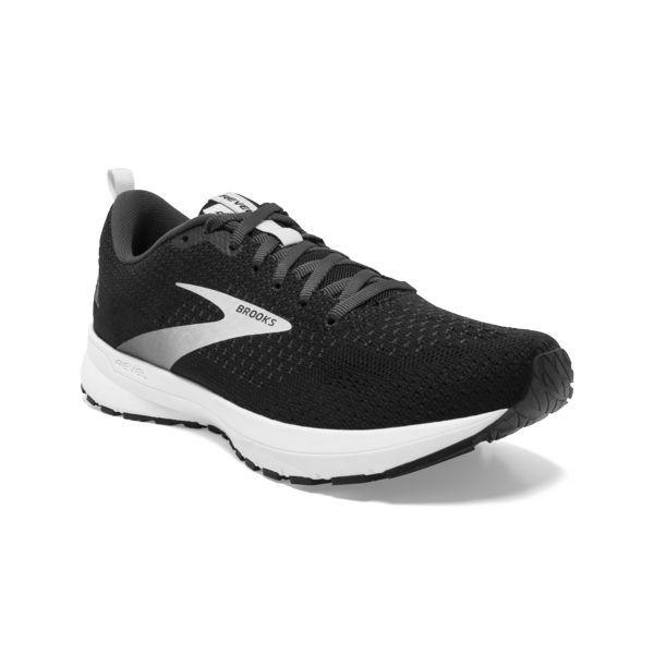 Brooks Revel 4 Women's Road Running Shoes Black / White | USA-794128