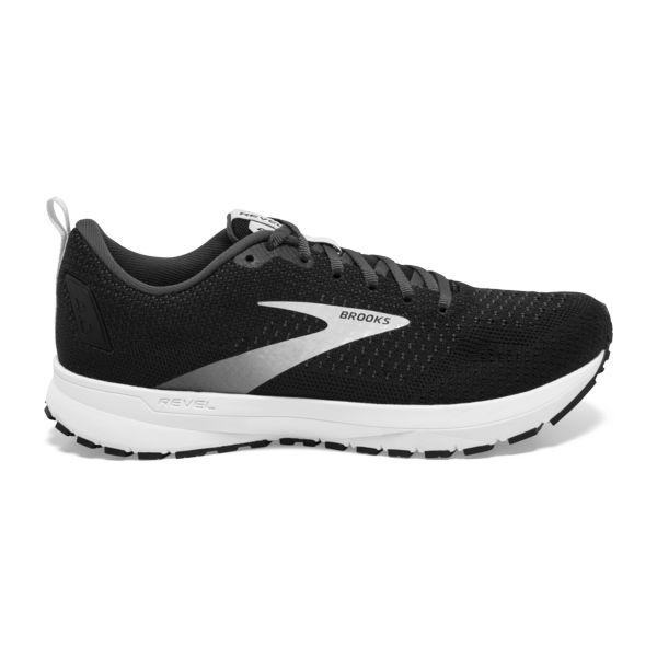 Brooks Revel 4 Women\'s Road Running Shoes Black / White | USA-794128