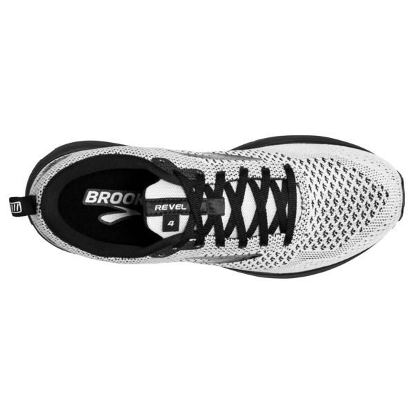 Brooks Revel 4 Women's Road Running Shoes White / Black | USA-984175