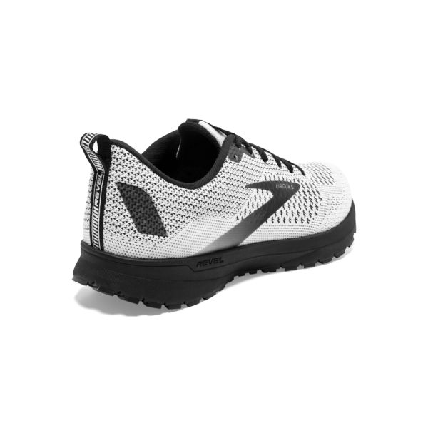 Brooks Revel 4 Women's Road Running Shoes White / Black | USA-984175