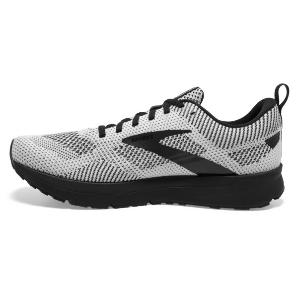 Brooks Revel 5 Men's Road Running Shoes White / Black | USA-106492