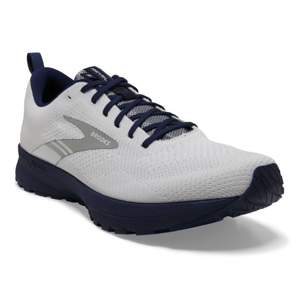 Brooks Revel 5 Men's Road Running Shoes White / Blue | USA-436591