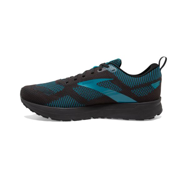 Brooks Revel 5 Men's Road Running Shoes Black / Turquoise | USA-769132