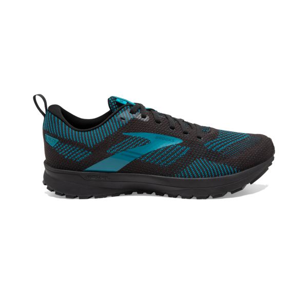 Brooks Revel 5 Men\'s Road Running Shoes Black / Turquoise | USA-769132