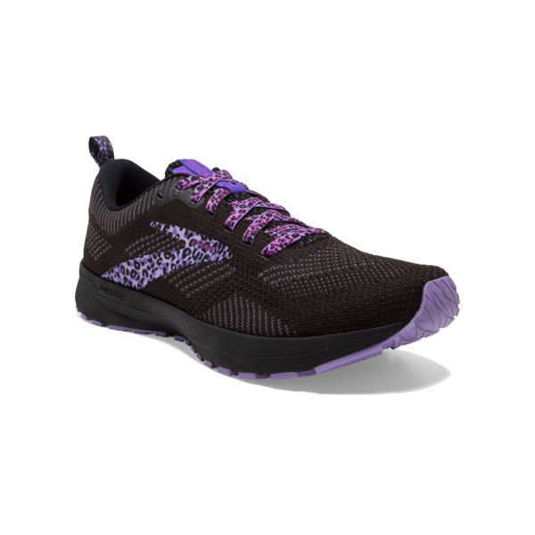 Brooks Revel 5 Women's Road Running Shoes Black / Purple | USA-614850