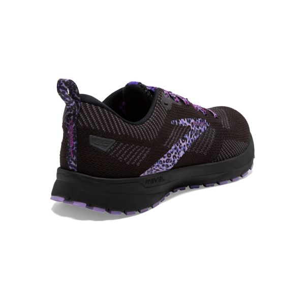 Brooks Revel 5 Women's Road Running Shoes Black / Purple | USA-614850