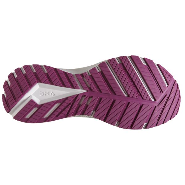 Brooks Revel 5 Women's Road Running Shoes Grey / Purple / White | USA-643250