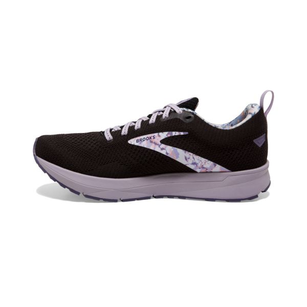 Brooks Revel 5 Women's Road Running Shoes Black / Purple / White | USA-796542