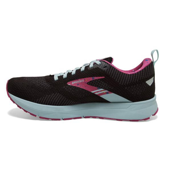 Brooks Revel 5 Women's Road Running Shoes Black / Red / Blue | USA-806743