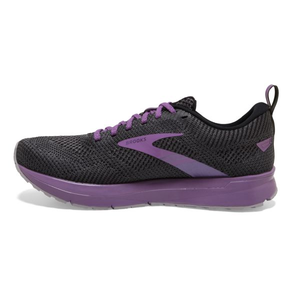 Brooks Revel 5 Women's Road Running Shoes Grey / Purple | USA-890673