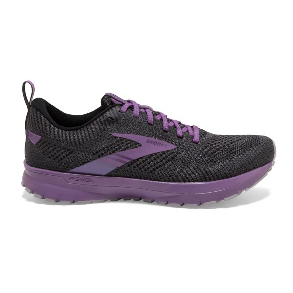 Brooks Revel 5 Women\'s Road Running Shoes Grey / Purple | USA-890673