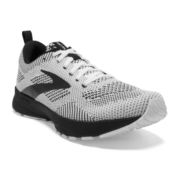 Brooks Revel 5 Women's Road Running Shoes White / Black | USA-972543