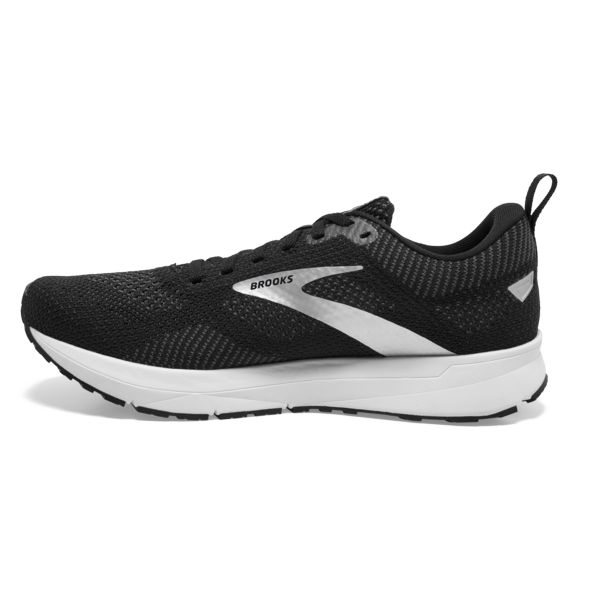 Brooks Revel 5 Women's Road Running Shoes Black / White | USA-981367