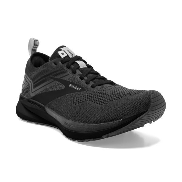 Brooks Ricochet 3 Men's Road Running Shoes Black / Grey | USA-730215