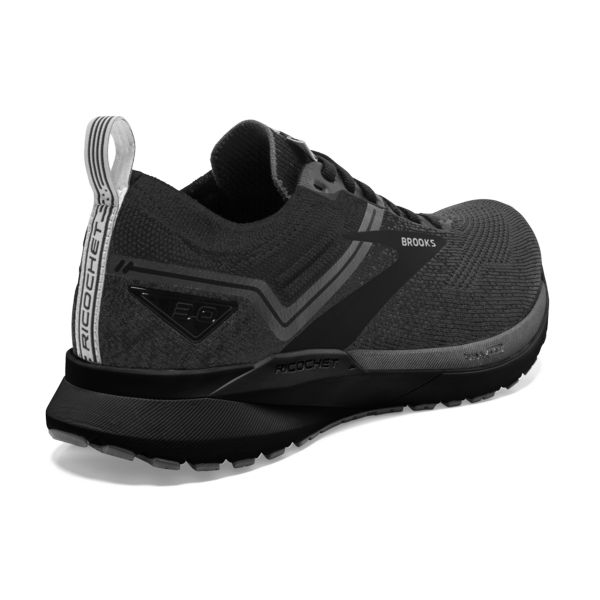 Brooks Ricochet 3 Men's Road Running Shoes Black / Grey | USA-730215