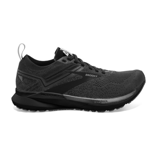 Brooks Ricochet 3 Men\'s Road Running Shoes Black / Grey | USA-730215