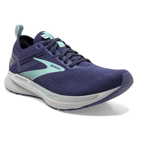 Brooks Ricochet 3 Women's Road Running Shoes Navy / Blue / White | USA-481690