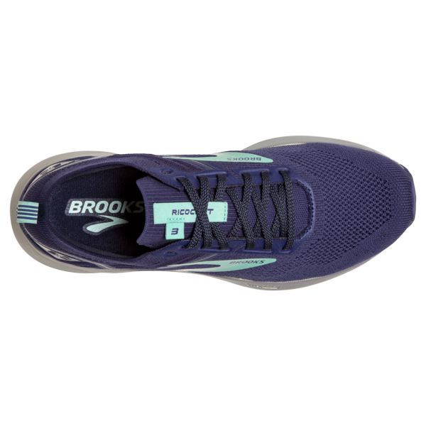 Brooks Ricochet 3 Women's Road Running Shoes Navy / Blue / White | USA-481690