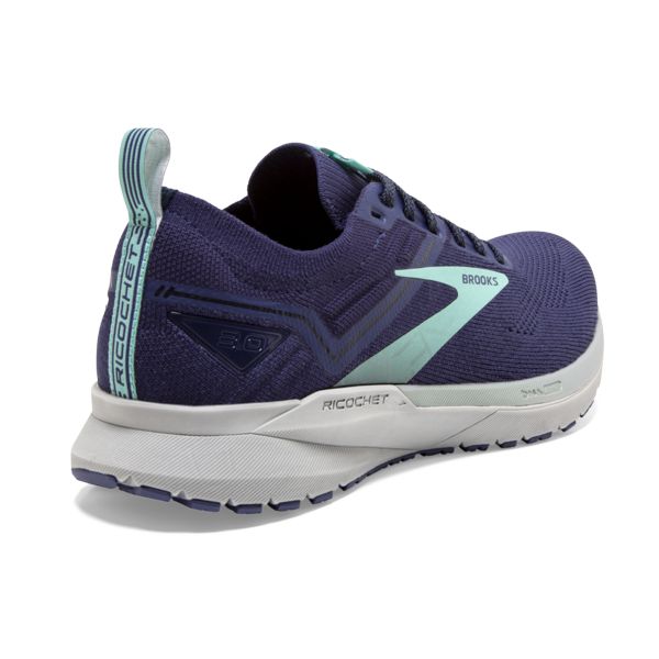 Brooks Ricochet 3 Women's Road Running Shoes Navy / Blue / White | USA-481690