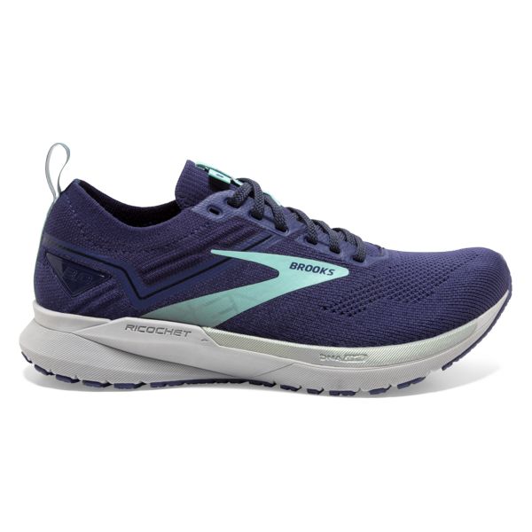 Brooks Ricochet 3 Women\'s Road Running Shoes Navy / Blue / White | USA-481690