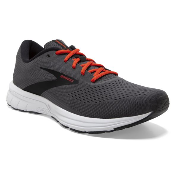 Brooks Signal 3 Men's Road Running Shoes Black / White / Red | USA-159026