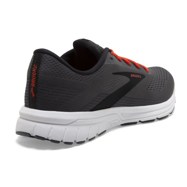 Brooks Signal 3 Men's Road Running Shoes Black / White / Red | USA-159026